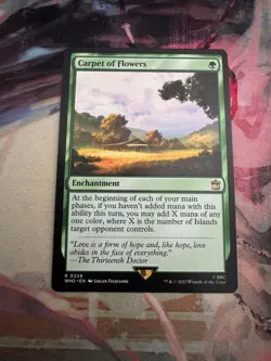 Carpet of Flowers 229 Universes Beyond: Doctor Who Magic: The Gathering NM - Image 1