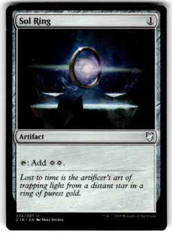 SOL RING 222 MAGIC: THE GATHERING COMMANDER 2018 (C18) UNCOMMON - Image 1