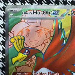 Pokemon TCG, Ethan's Ho-Oh ex 209/182 Sv10: Destined Rivals Holo NM - Image 2