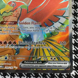 Pokemon TCG, Ethan's Ho-Oh ex 209/182 Sv10: Destined Rivals Holo NM - Image 4