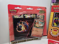 Pokemon Ascended Heroes Tech Sticker Collection x4 Sealed and 30th celebration - Image 2