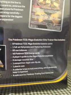 Pokemon TCG: Mega Evolution ETB Mega Gardevoir Sealed New - Image 3