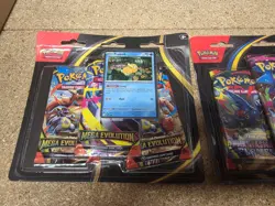Pokemon TCG Mega Evolution + Phantasmal Triple Blister X3 Sealed New bundle - Image 2