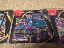 Pokemon TCG Mega Evolution + Phantasmal Triple Blister X3 Sealed New bundle - Image 3