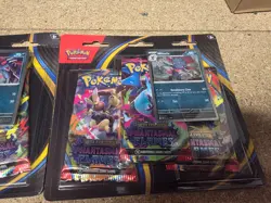Pokemon TCG Mega Evolution + Phantasmal Triple Blister X3 Sealed New bundle - Image 4