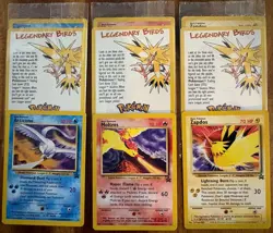 POKEMON SEALED WOTC Movie Promo Legendary Birds Set: Moltres, Articuno, Zapdos - Image 1