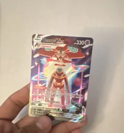 Pokemon Deoxys VMAX Full Art Ultra Rare Holo GG45/GG70 Crown Zenith 330 HP - Image 3