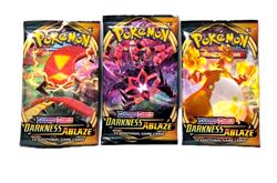 Pokemon Sword and Shield Darkness Ablaze Booster Packs NEW Lot 3 Packs - Image 1