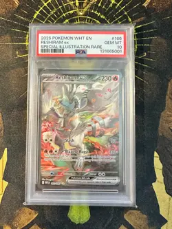 Pokemon Reshiram 166/086 White Flare Special Illustration Rare PSA 10 - Image 1