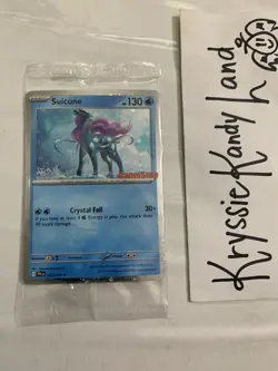 Pokemon Suicune 026 Promo Stamped GameStop Sealed 2 SWIRL 💎 Phantasmal Flames - Image 1