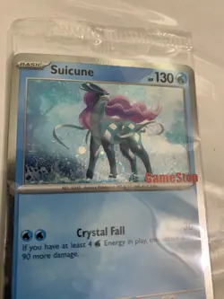 Pokemon Suicune 026 Promo Stamped GameStop Sealed 2 SWIRL 💎 Phantasmal Flames - Image 3