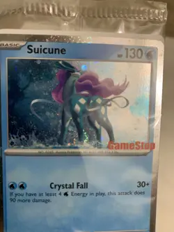 Pokemon Suicune 026 Promo Stamped GameStop Sealed 2 SWIRL 💎 Phantasmal Flames - Image 4