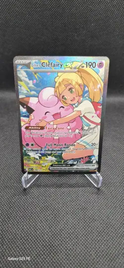 Pokemon TCG Lillie's Clefairy ex 280/217 Ascended Heroes SIR - Image 1
