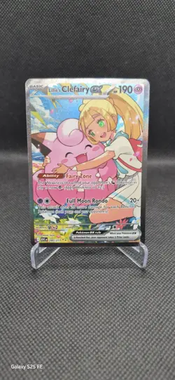 Pokemon TCG Lillie's Clefairy ex 280/217 Ascended Heroes SIR - Image 2