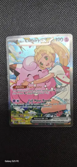 Pokemon TCG Lillie's Clefairy ex 280/217 Ascended Heroes SIR - Image 3