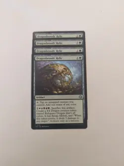 (4) Dragonbroods' Relic *PLAYSET* Tarkir: Dragonstorm Regular NM MTG - Image 1