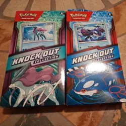 Pokemon TCG Knock Out Collection Bundle Kyogre & Suicune Sealed Bundle - Image 1