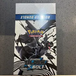 Pokemon TCG Black Bolt Booster Bundle Display Case Brand New Factory Sealed ✅ - Image 1