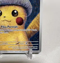 Pikachu with Grey Felt Hat - Van Gogh Promo SVP 085 Pokemon NM - Image 4