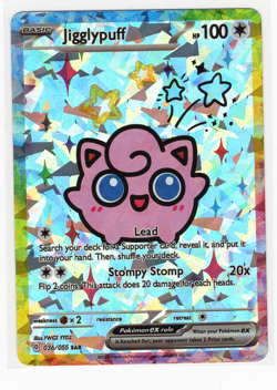 POKEMON - RAINBOW BOARDER * JIGGLYPUFF - CRACKED ICE FOIL HOLO - Image 1