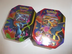 Pokemon TCG Mega Charizard Tin Charizard X +Y EX Collectors Tin - Image 2