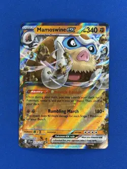 Pokemon Journey Together - Mamoswine Ex 079/159 Holo Double Rare - Image 1