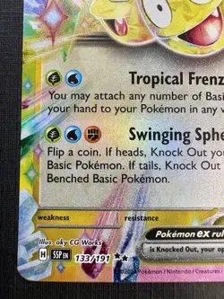 Alolan Exeggutor Ex 133/191 Surging Sparks - DOUBLE RARE HOLO - 2025 Pokemon TCG - Image 4