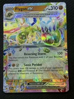 Pokemon Flygon ex 106/191 Sv08: Surging Sparks Double Rare Holo Full Art 310HP - Image 1