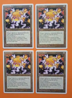 Magic the Gathering MTG Fourth (4TH) Editon CURSED RACK X 4 LP/EX U 1995! - Image 1