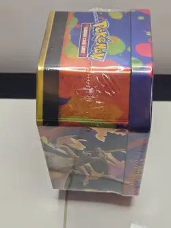 Pokemon Mega Charizard ex Factory Sealed Tin Box - Charizard X - 4 Booster Packs - Image 4