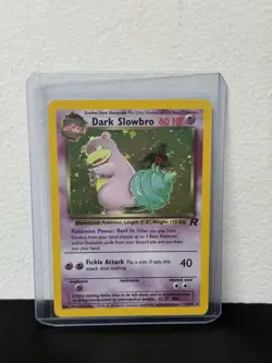2000 Pokemon Team Rocket’s Dark Slowbro 12/82 Holo NM/LP - Image 1