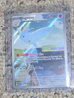 TOGEKISS 235/217 ILLUSTRATION RARE ME: ASCENDED HEROES POKEMON HOLO NM/M - Image 1