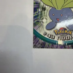 #43 Oddish Pokemon 1999 Topps TV - Image 2