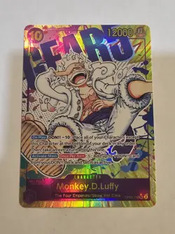 One Piece TCG OP05-119 Monkey D. Luffy Gear 5 Parallel SEC Alt Art English - Image 1