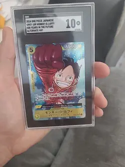 Monkey D. Luffy Alt Art OP07-109 SR 500 Years in the Future ONE PIECE Japanese - Image 1