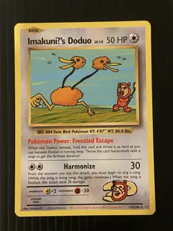 Pokemon Evolutions Imakuni's Doduo TCG Card 112/108 2016 Rare Regular - Image 1