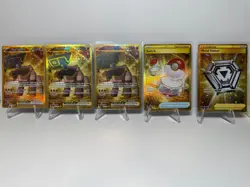Pokemon TCG gold card lot (A4) - Image 1
