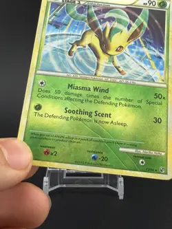 Leafeon - 17/90 - Rare Reverse Holo HS Undaunted - Pokemon Card - - Image 2