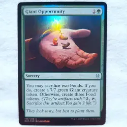 Giant Opportunity 159/269 Throne of Eldraine Foil Magic The Gathering - Image 1