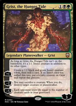 Near Mint x 1 Grist, the Hunger Tide - Ripple Foil Commander: Modern Horizons 3 - Image 1