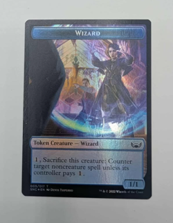 Wizard Token 005/017 Streets of New Capenna - Foil NM MTG Card English - Image 1