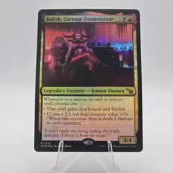 Judith, Carnage Connoisseur (Foil) - MKM #210 Rare - NM Murder at Markov - Image 1