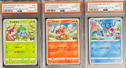 Sequential PSA 10 Bulbasaur 287 Charmander 289 Squirtle 290 Pokemon Promo 2022 - Image 1