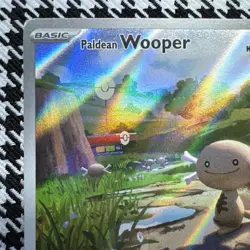 2025 Pokemon Phantasmal Flames Paldean Wooper Holo Full Art Rare #102/94 - Image 2