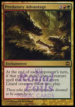 Predatory Advantage 1x FOIL ARB MTG Alara Reborn Rare MINT red green - Image 1