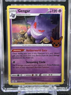 🔥CGC PRISTINE 10🔥GENGAR POKEMON TRICK OR TRADE BOOSTER 066/196 - Image 2