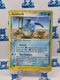 Azumarill 30/100 - Pokemon EX Sandstorm - HP/DMG - Image 1