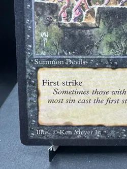 MTG Arabian Nights Stone- Throwing Devils Banned LP - Image 5