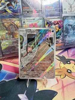 POKEMON SLOWPOKE IR 204/198 SCARLET AND VIOLET BASE HOLO NM/M - Image 1