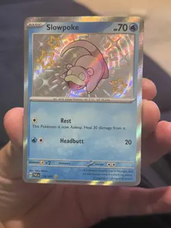 Slowpoke 116/91 Pokemon TCG S&V Paldean Fates Shiny Rare Holo NM/M - Image 1